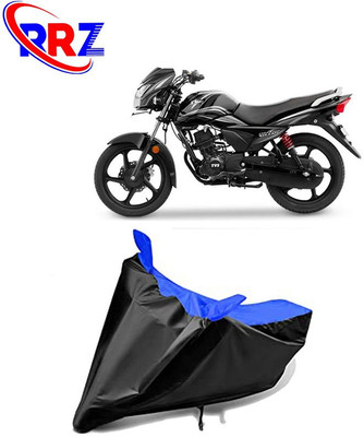 RRZ Two Wheeler Cover for TVS(Victor, Black, Blue)