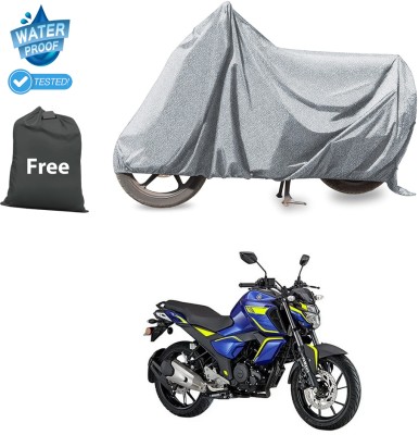 CODOKI Waterproof Two Wheeler Cover for Yamaha(FZ V3, Silver)