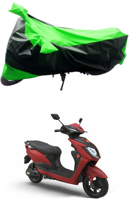 Mdstar Waterproof Two Wheeler Cover for Indus(Yo, Green, Black)