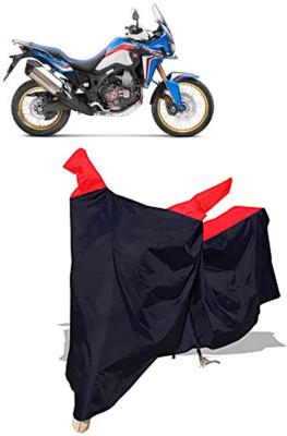 Amexride Two Wheeler Cover for Honda(CRF1000L Africa Twin BS6, Black)