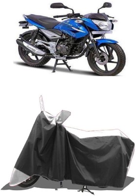 SUGASHRI Waterproof Two Wheeler Cover for Bajaj(XCD 135, White, Black)