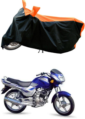 DeepShakshi AUTOMOTIVE Two Wheeler Cover for TVS(Victor Edge, Orange)
