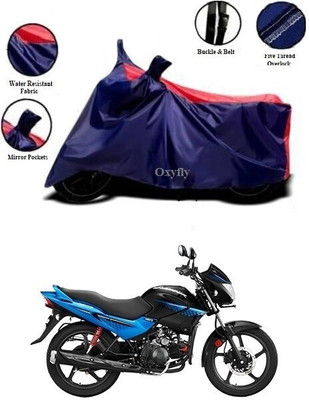DeepShakshi AUTOMOTIVE Waterproof Two Wheeler Cover for Hero(Glamour, Blue, Red)
