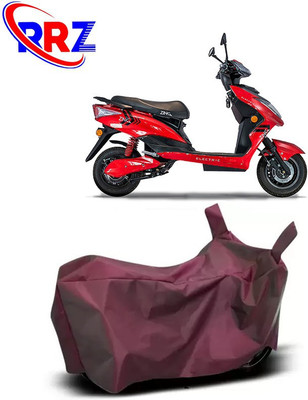 RRZ Two Wheeler Cover for Kinetic(Zing, Maroon)