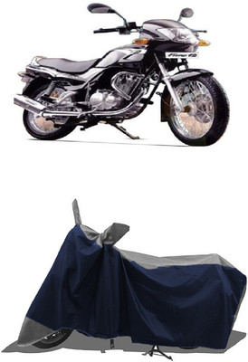 SUGASHRI Waterproof Two Wheeler Cover for TVS(Fiero F2, Grey, Blue)