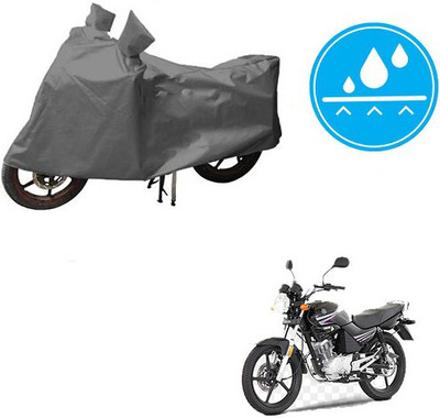 DeepShakshi AUTOMOTIVE Waterproof Two Wheeler Cover for Yamaha(Libero, Grey)