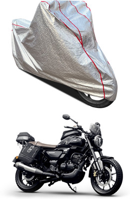 GOSHIV-car and bike accessories Waterproof Two Wheeler Cover for TVS(Silver)