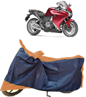AutoFave Two Wheeler Cover for Honda(VFR 1200F, Multicolor)