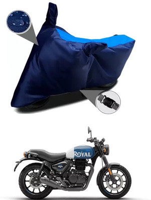 RONISH Waterproof Two Wheeler Cover for Royal Enfield(Hunter 350, Blue)