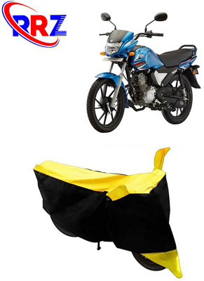 RRZ Waterproof Two Wheeler Cover for Yamaha(Saluto RX, Black, Yellow)