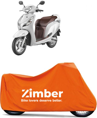 THE REAL ARV Two Wheeler Cover for Honda(Aviator, Orange)