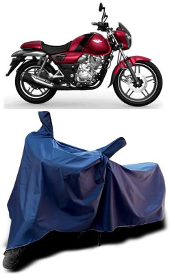 AASHTIK MART Two Wheeler Cover for Bajaj(V12, Blue)