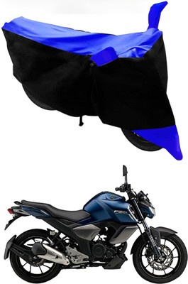 Furious3D Two Wheeler Cover for Yamaha(FZ S FI New, Blue, Black)