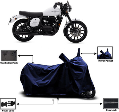 Amexride Two Wheeler Cover for JAWA(42 BS6, Blue)