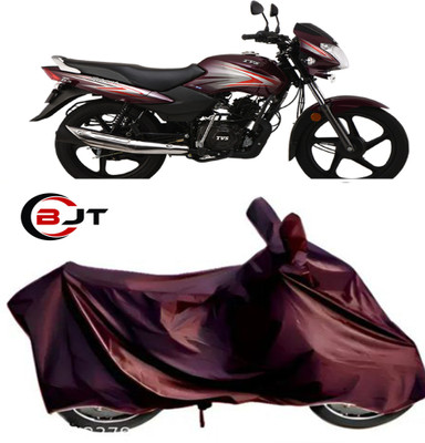 BHAGAT JI TRADER Two Wheeler Cover for TVS(Maroon)