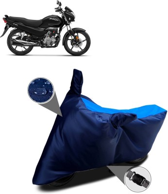 AutoGalaxy Waterproof Two Wheeler Cover for Hero(Super Splendor, Blue)