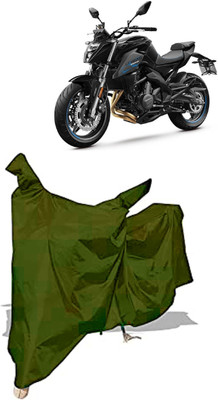 Amexride Two Wheeler Cover for CFMoto(650 NK, Maroon)