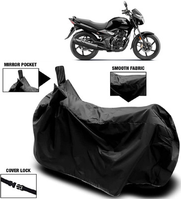 DeepShakshi AUTOMOTIVE Waterproof Two Wheeler Cover for Yamaha(Cygnus Ray ZR BS6, Black)