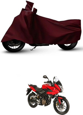 ZEDTEEK Waterproof Two Wheeler Cover for Bajaj(Pulsar 200 NS DTS-i, Maroon)