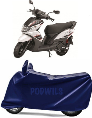 PODWILS Two Wheeler Cover for Yamaha(Ray, Blue)