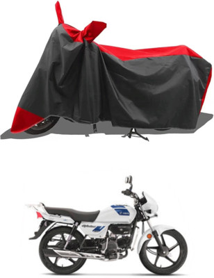 MMSSTAR Waterproof Two Wheeler Cover for Hero(Red, Black)