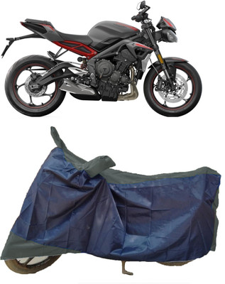 AutoFave Two Wheeler Cover for Triumph(Street Triple RS BS6, Multicolor)