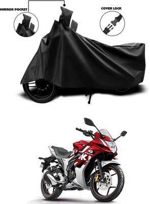 DeepShakshi AUTOMOTIVE Two Wheeler Cover for Suzuki(Gixxer SF, Black)