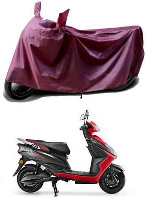 THE REAL ARV Waterproof Two Wheeler Cover for Ampere(Zeal, Maroon)