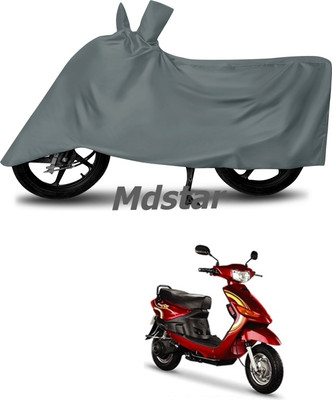 Mdstar Waterproof Two Wheeler Cover for Hero(Duet 125CC, Grey)