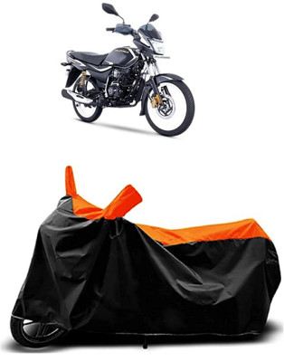 VESMEI Two Wheeler Cover for Bajaj(Platina 100, Orange)