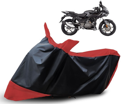 HEMSKAR Waterproof Two Wheeler Cover for Bajaj(Pulsar 180 DTS-i, Red)