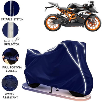 kerwa Two Wheeler Cover for KTM(RC 125, Blue, White)