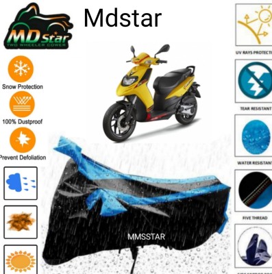 Mdstar Waterproof Two Wheeler Cover for Bajaj(Pulsar 125, Blue)