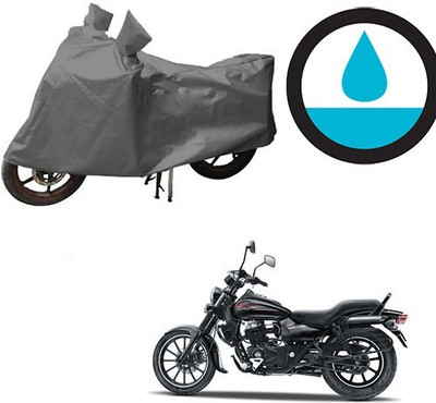 DeepShakshi AUTOMOTIVE Waterproof Two Wheeler Cover for Bajaj(Avenger 150 Street, Grey)