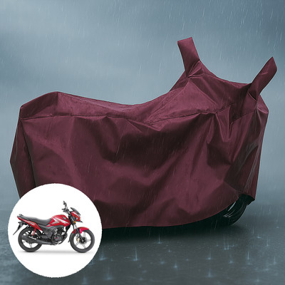 CODOKI Waterproof Two Wheeler Cover for Honda(CB Shine SP, Maroon)
