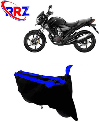 RRZ Waterproof Two Wheeler Cover for Honda(CBF150, Black, Blue)
