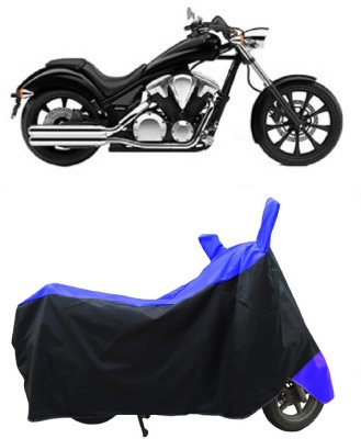 Coxtor Waterproof Two Wheeler Cover for Honda(VT 1300CX, Blue)