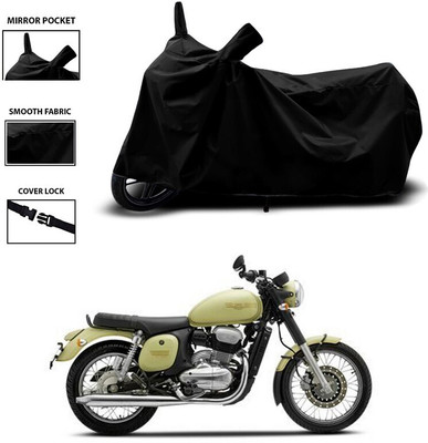 Mdstar Waterproof Two Wheeler Cover for JAWA(42, Black)