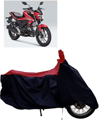 KEDIT Two Wheeler Cover for Yamaha(Red, Black)