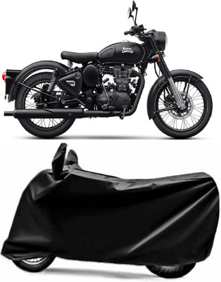 V VINTON Two Wheeler Cover for Royal Enfield(Classic 500, Black)