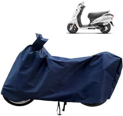 Horseyaart Waterproof Two Wheeler Cover for Hero(Duet 125CC, Blue)