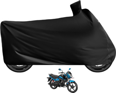 MOCKHE Waterproof Two Wheeler Cover for Hero(Splendor I Smart, Black)