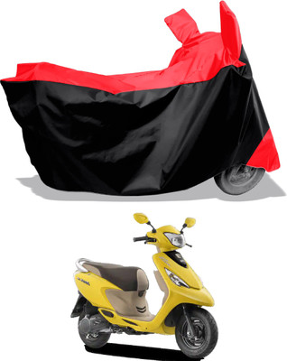Amexride Two Wheeler Cover for TVS(Scooty Zest 110, Multicolor)