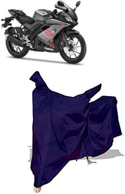 Amexride Two Wheeler Cover for Yamaha(YZF-R15 V3 BS6, Blue)