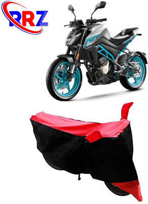 AutoGalaxy Waterproof Two Wheeler Cover for CFMoto(300NK, Black, Red)
