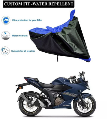 PAGORA Waterproof Two Wheeler Cover for Suzuki(Gixxer SF, Blue)