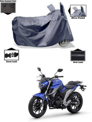 PAGORA Waterproof Two Wheeler Cover for Yamaha(Fazer, Grey)