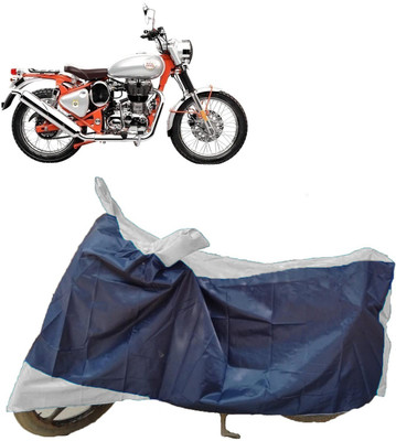 AutoFave Two Wheeler Cover for Royal Enfield(Bullet Trials 500, Multicolor)