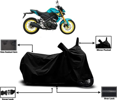 Amexride Two Wheeler Cover for Yamaha(MT 15 New, Black)
