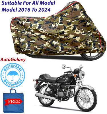 AutoGalaxy Waterproof Two Wheeler Cover for Bajaj(Avenger 150 Street, Multicolor)